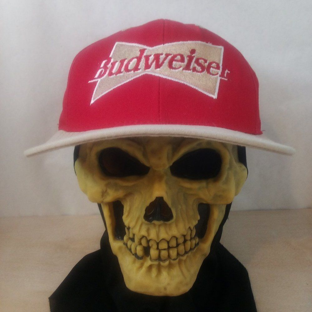 Deadstock Vintage Budweiser Two Tone Snap Back Hat